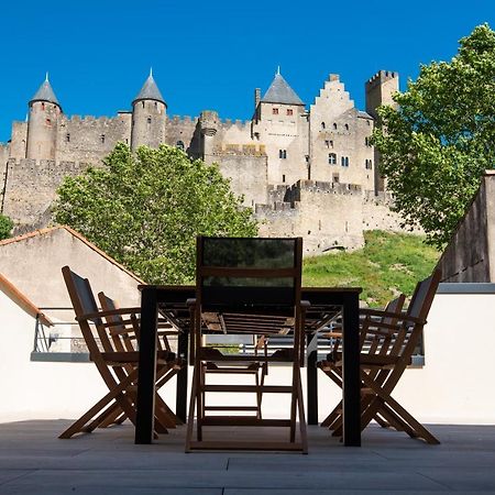 Ferienwohnung La Terrasse De La Tour Pinte. Carcassonne Exterior foto