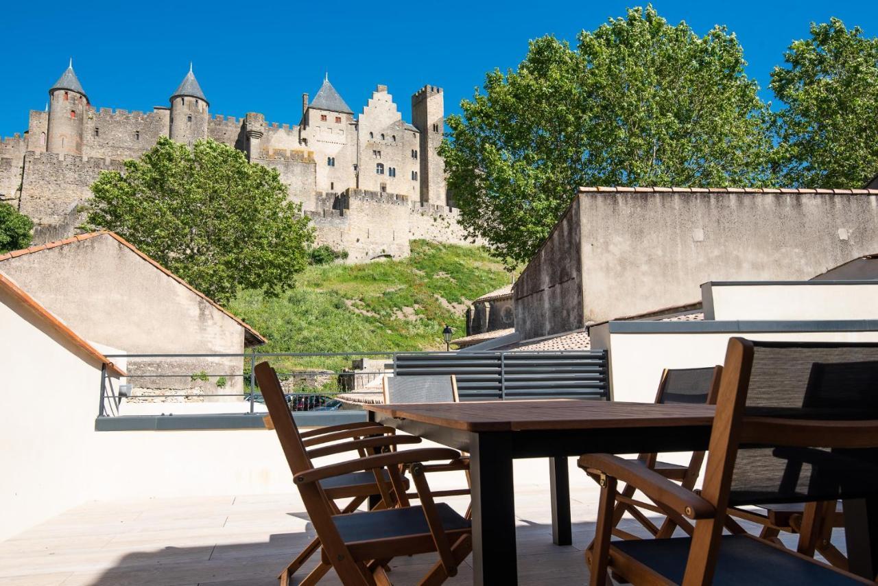 Ferienwohnung La Terrasse De La Tour Pinte. Carcassonne Exterior foto